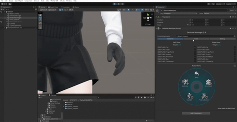 VRChatアバターで手をわしわし動かすジェスチャーの実装(Unity)
