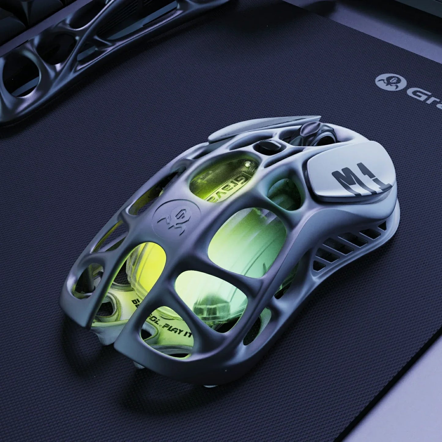 GravaStar Mercury M1 Pro ガンメタルグレー ワイヤレスゲーミングマウス 画像5