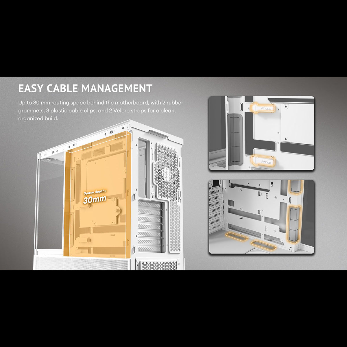 ANTEC C6 Curve Air White PCケース