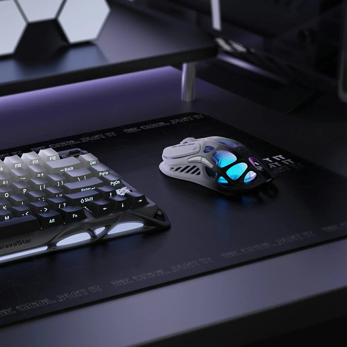 GravaStar Mercury M1 Pro グラデーションブラック ワイヤレスゲーミングマウス 画像4