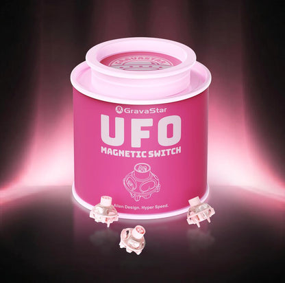 GravaStar UFO マグネティックスイッチ ピンク 65個入り（ホール効果） 画像1