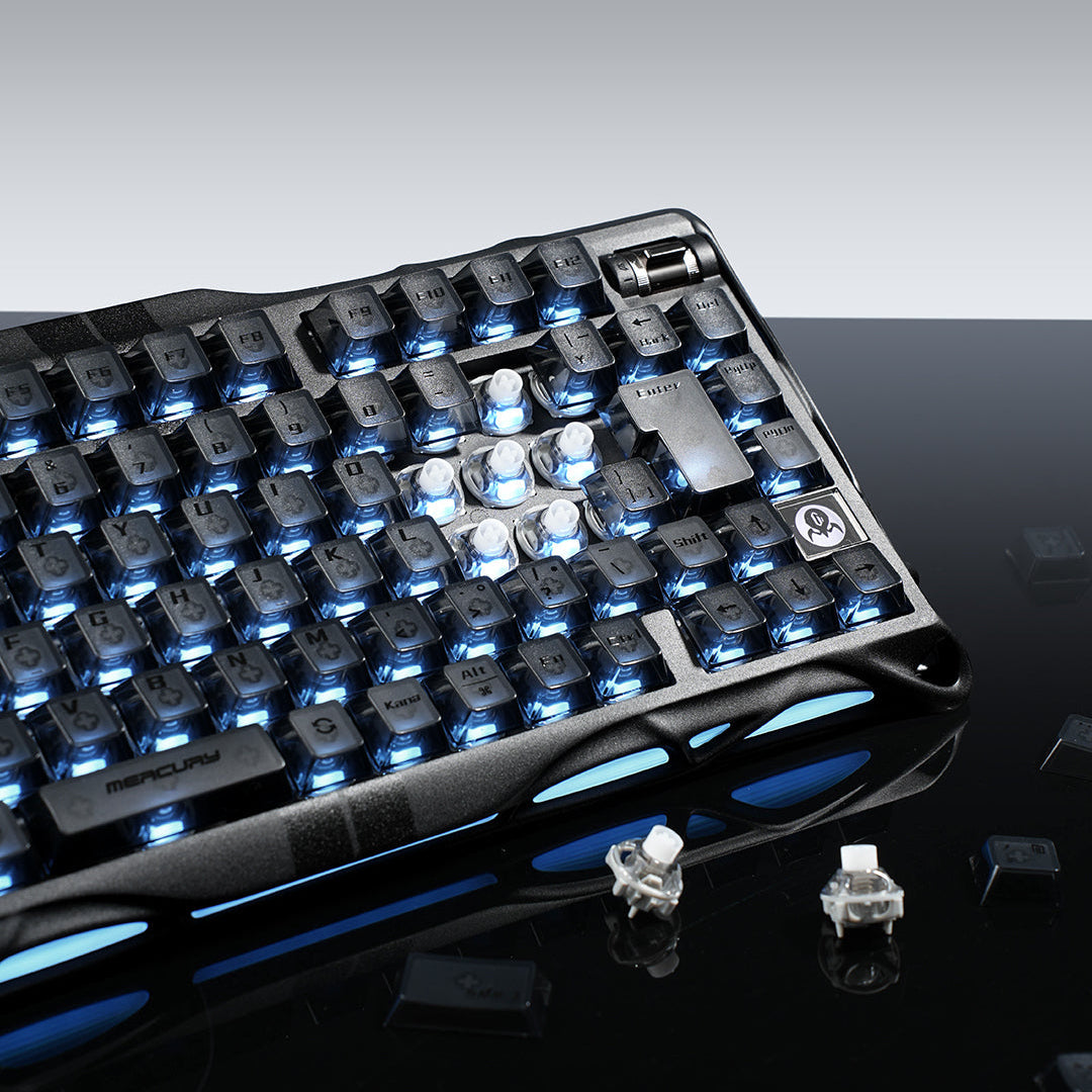 GravaStar Mercury V75 ステルスブラック ワイヤレスキーボード（日本語配列） 画像3