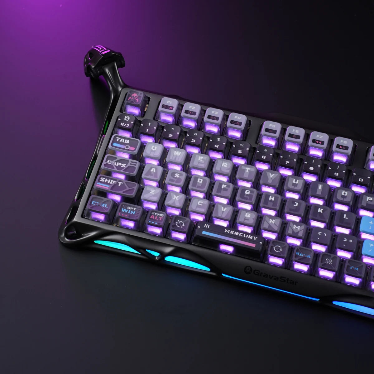 GravaStar Mercury K1 Pro サイバーパンク ワイヤレスキーボード（日本語配列） 画像3
