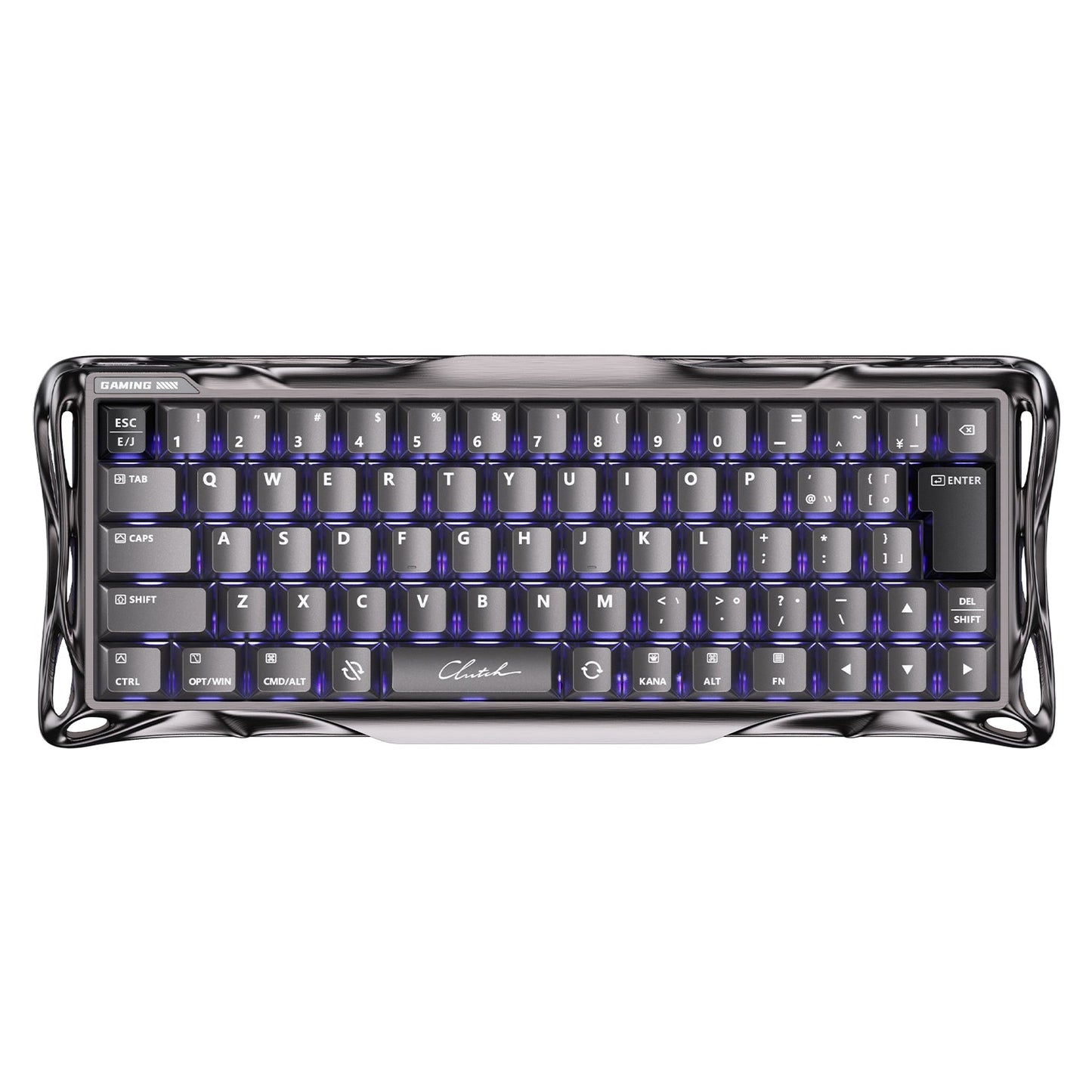 GravaStar Mercury V60 Pro クロームシルバー ワイヤレスキーボード（日本語配列） 画像7