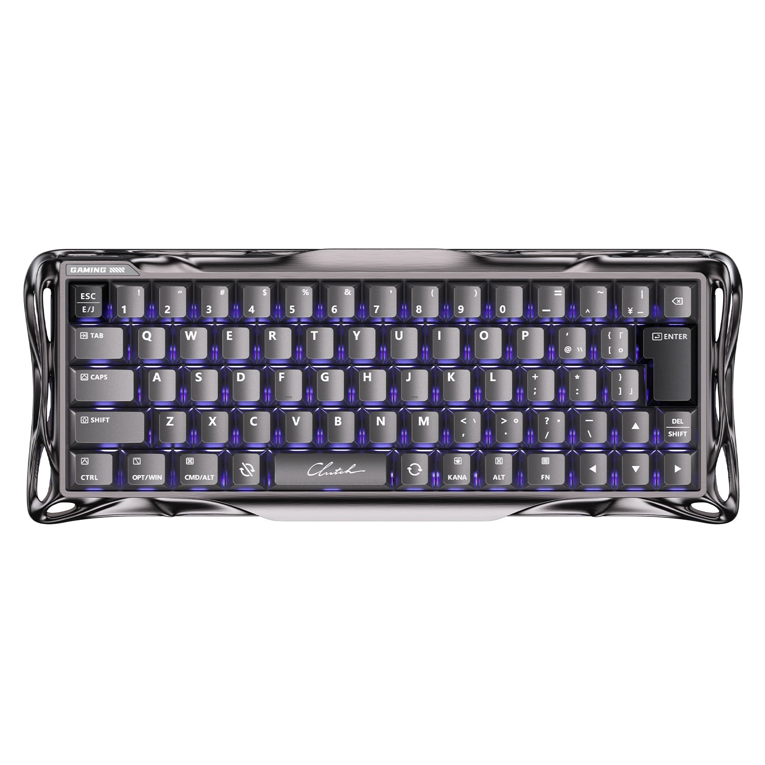 GravaStar Mercury V60 Pro クロームシルバー ワイヤレスキーボード（日本語配列） 画像7