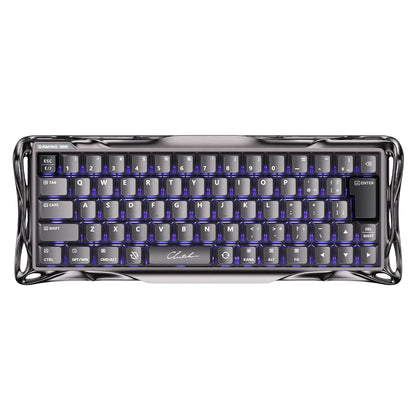 GravaStar Mercury V60 Pro クロームシルバー ワイヤレスキーボード（日本語配列） 画像7