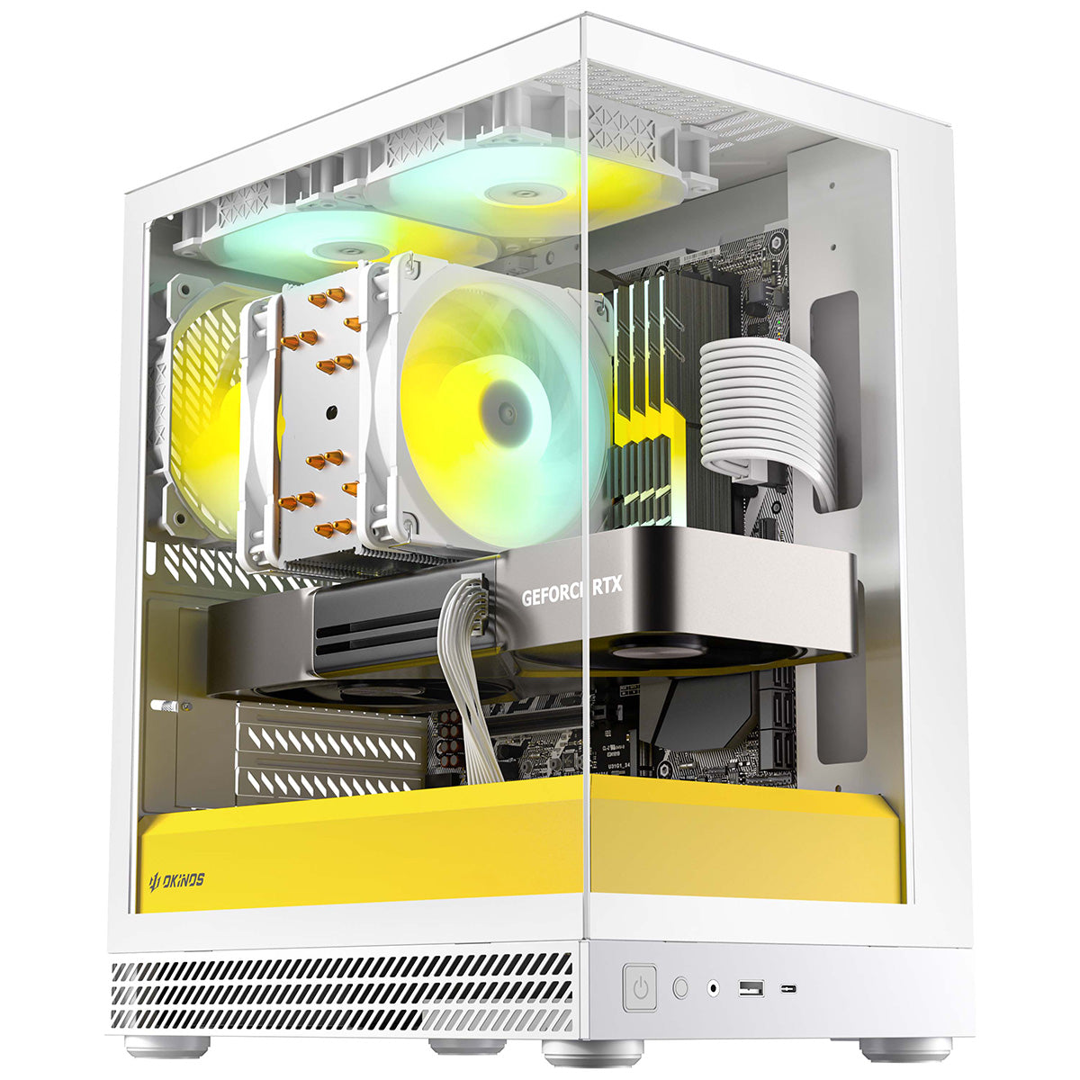 Okinos Aqua UNO Polar (White) PCケース