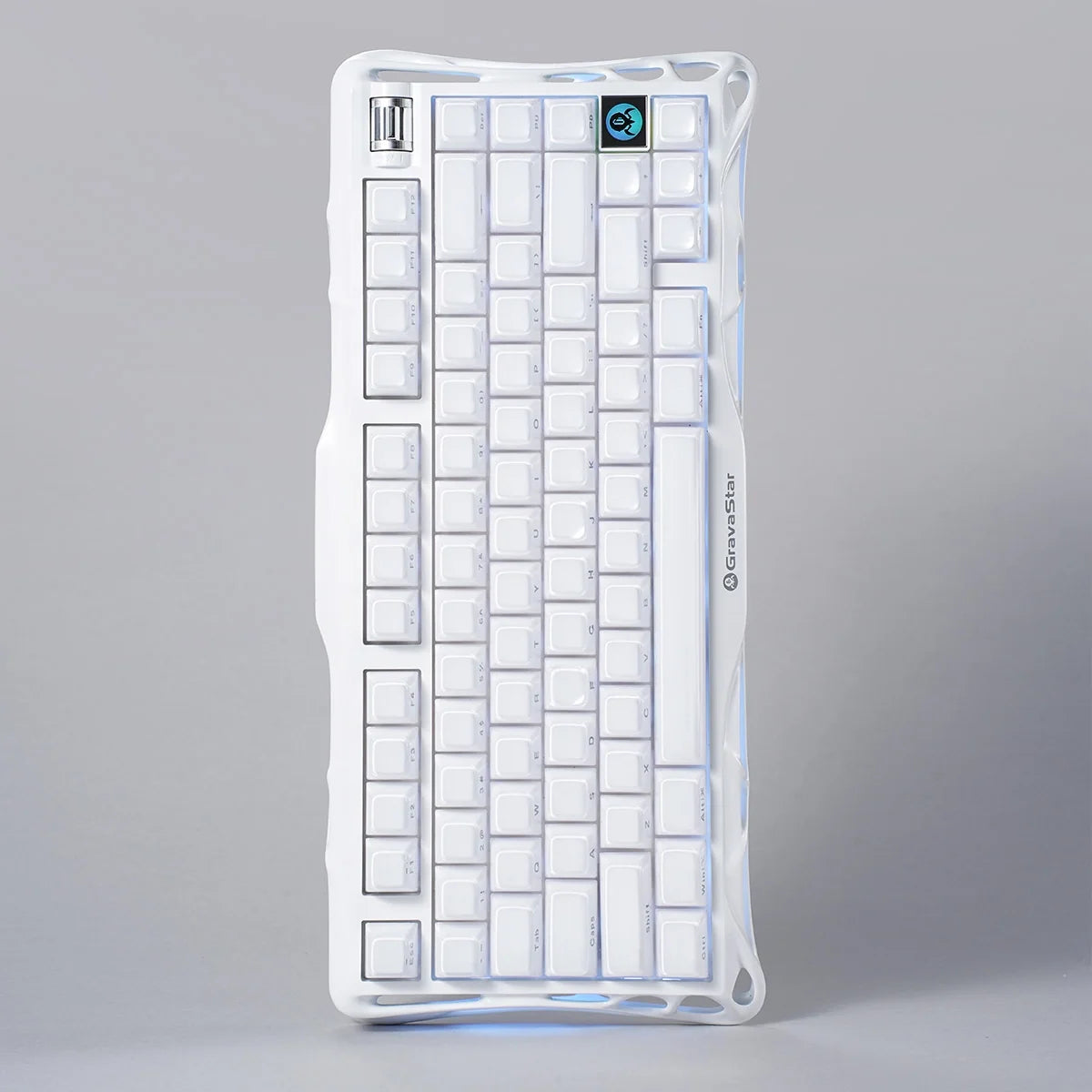 GravaStar Mercury K1 オパールホワイト ワイヤレスキーボード（英語配列） 画像2