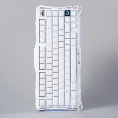 GravaStar Mercury K1 オパールホワイト ワイヤレスキーボード（英語配列） 画像2