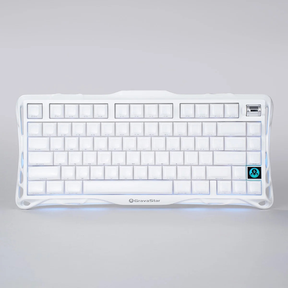 GravaStar Mercury K1 オパールホワイト ワイヤレスキーボード（英語配列） 画像4