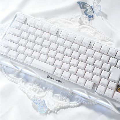 GravaStar Mercury K1 オパールホワイト ワイヤレスキーボード（日本語配列） 画像4