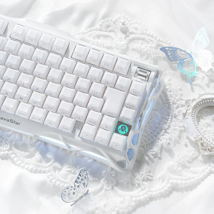 GravaStar Mercury K1 オパールホワイト ワイヤレスキーボード（日本語配列） 画像3