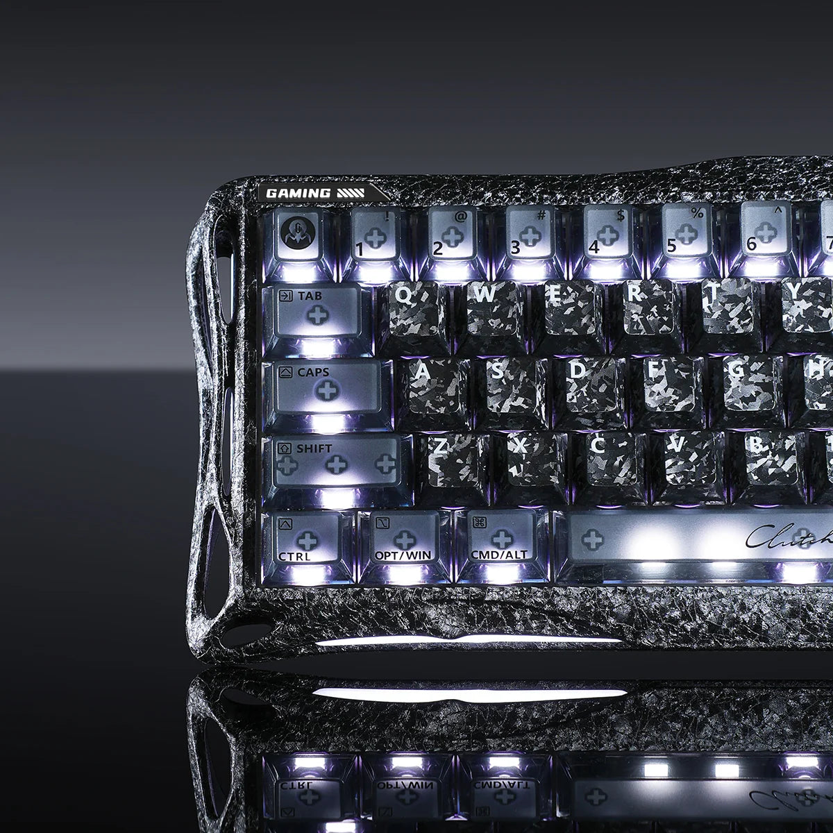 GravaStar Mercury V60 Pro サイバーフロストブラック ワイヤレスキーボード（英語配列） 画像5