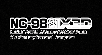 NC-9821X3D 【レトロゲーミングPC】AMD Ryzen 7 9800X3D・RTX5070Ti / RX9070XT 選択可