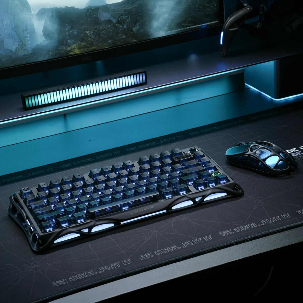 GravaStar Mercury K1 ステルスブラック ワイヤレスキーボード（英語配列） 画像6