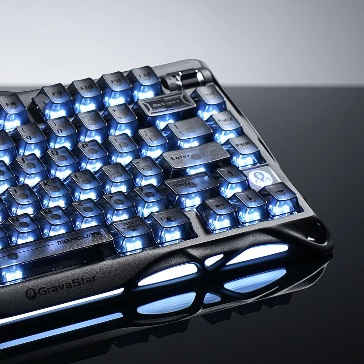 GravaStar Mercury K1 ステルスブラック ワイヤレスキーボード（英語配列） 画像5
