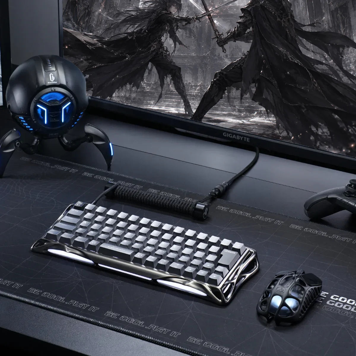 GravaStar Mercury V60 Pro クロームシルバー ワイヤレスキーボード（日本語配列） 画像6