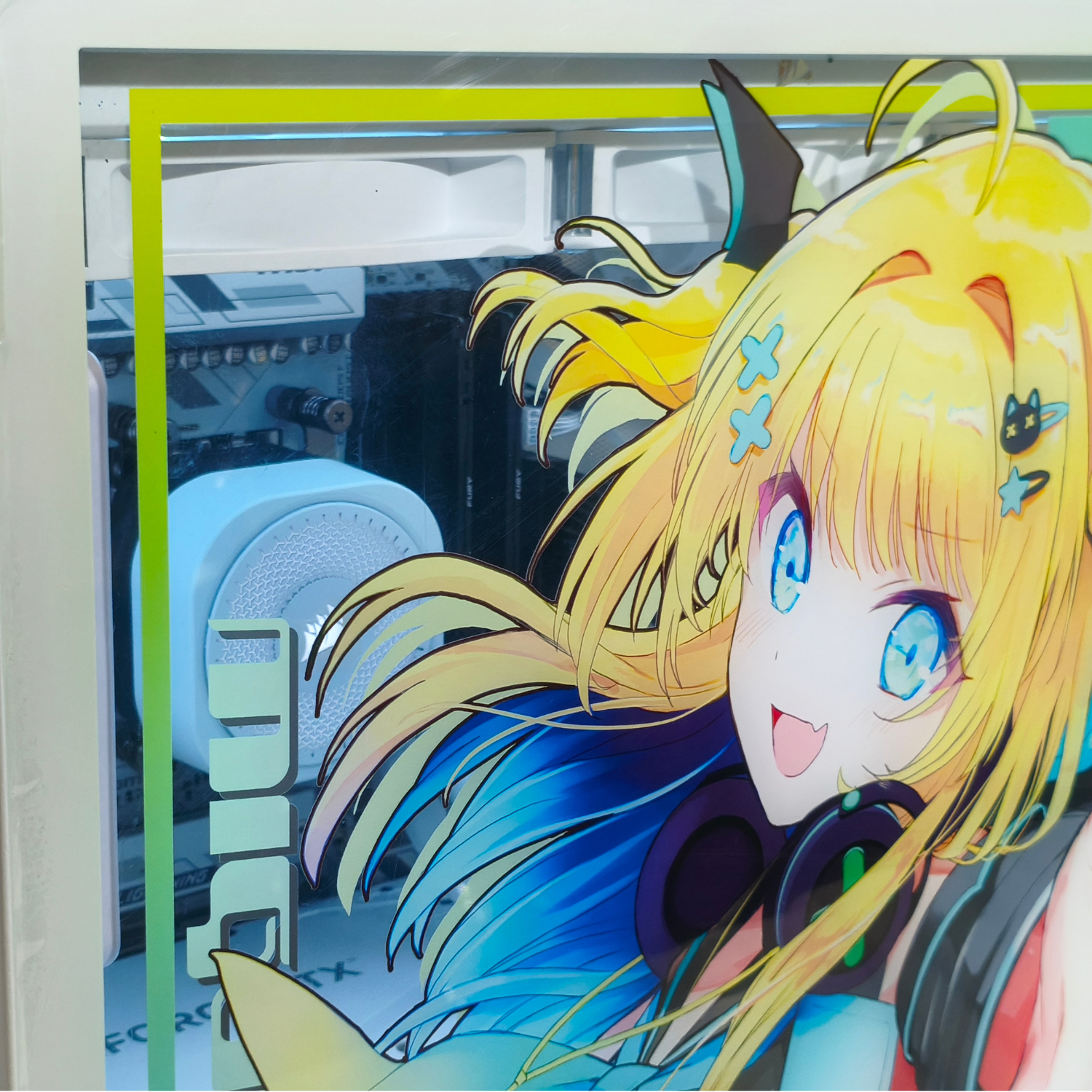 緑魔キャロライン コラボPC サイドパネル