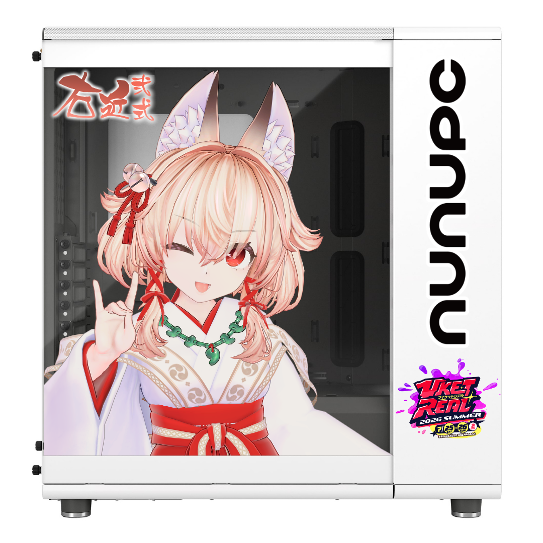 キツネツキ様 デザインPC｜右近弐式（VketReal展示モデル・Fractal Design North TG）