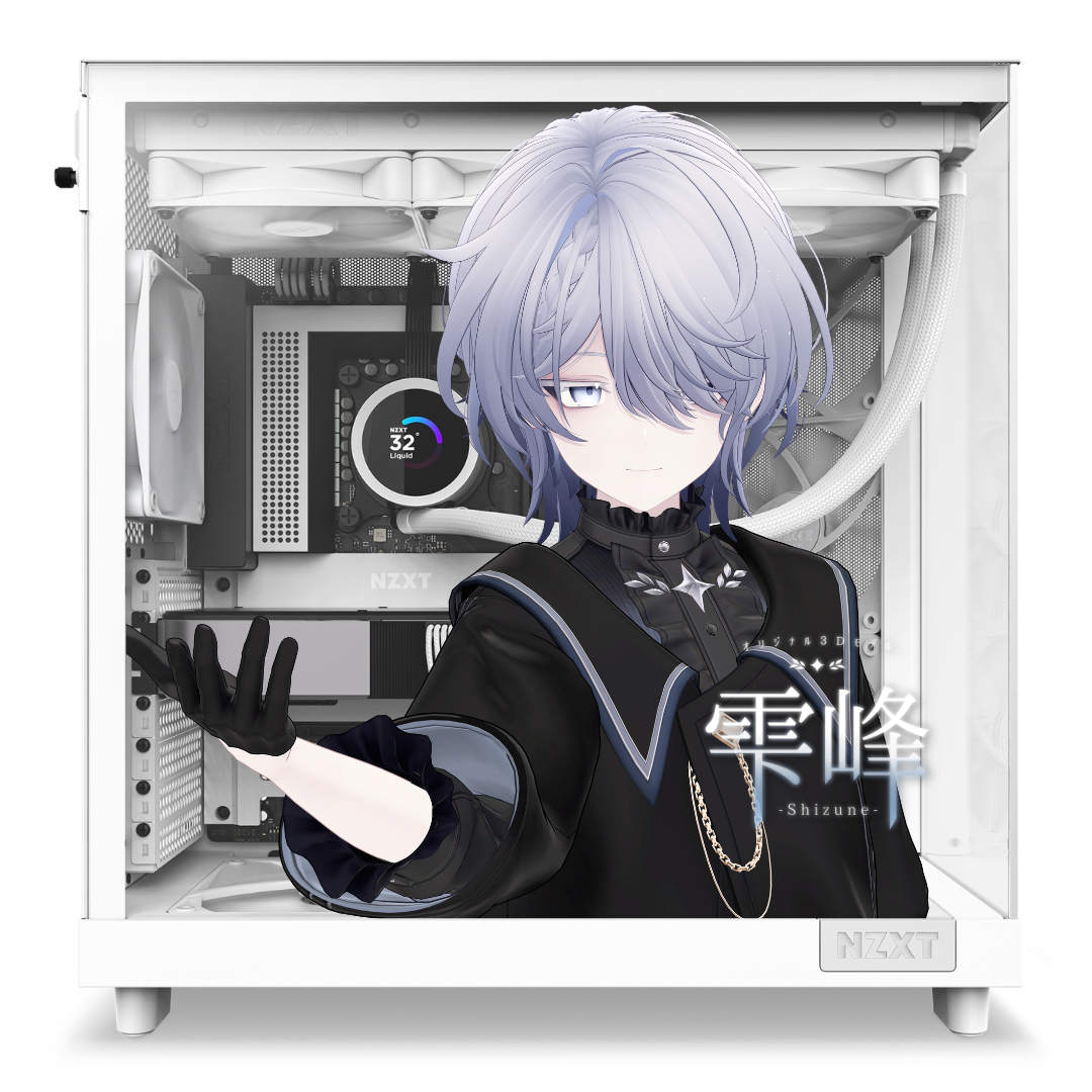 メタバースクリエイターズ様 デザインPC｜雫峰-Shizune-（VketReal展示モデル・NZXT H6 Flow）